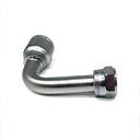 Fitting, 90° Elbow, Long Drop, 08 Hose X 10 FEMALE JIC 37DEG- 7/8-14 X 1/2" Hose