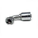 Fitting, 90° Elbow, 06 Hose X 08 FEMALE JIC 37DEG- 3/4-16 X 1/2" Hose