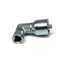 Fitting, 90° Elbow, Small Drop, 08 Hose X 08 FEMALE JIC 37DEG- 3/4-16 X 1/2" Hose