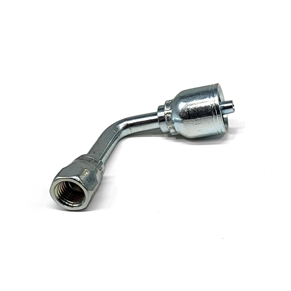 Fitting, 90° Elbow, Long Drop, 12 Hose X 16 FEMALE JIC 37DEG- 1-1/16-12 X 3/4" Hose