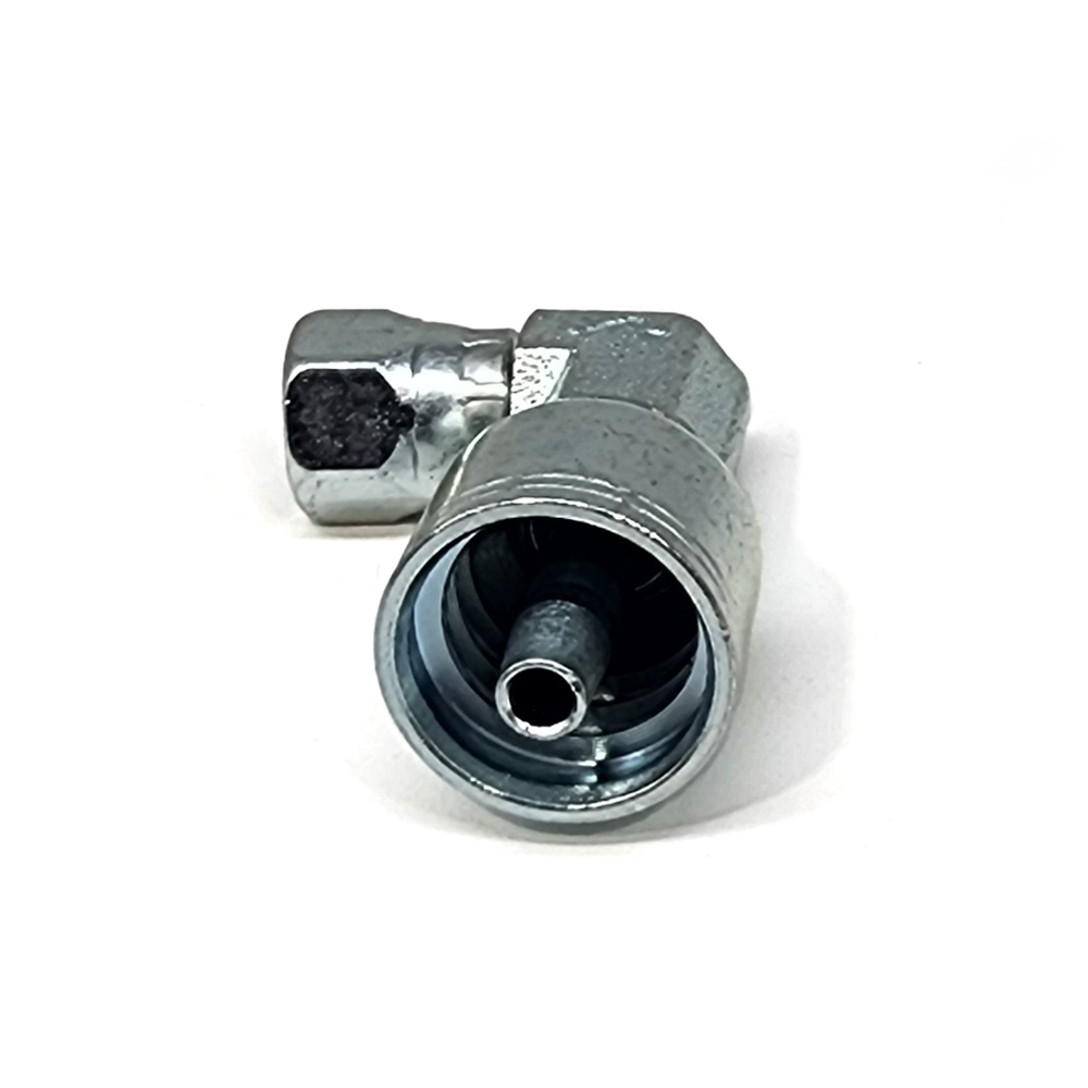 Fitting, 90° Elbow, Small Drop, 08 Hose X 08 FEMALE JIC 37DEG-7/8-14 X 1/2" Hose