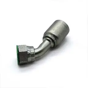 Flat Face 45 Elbow Side view C.webp