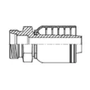 20 X 52mm, Metric Heavy 4Wire STRA MALE, 52m x 2, 1-1/4" HOSE