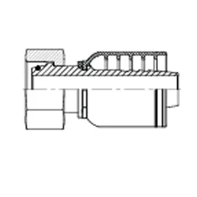 16 X 42mm, METRIC Heavy 4Wire STRA FEMALE, 24m X 1" HOSE