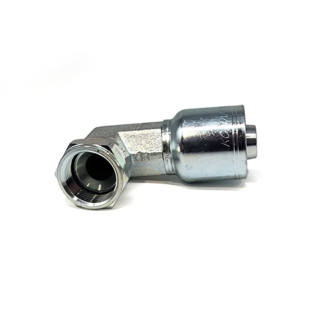04 X 06 JIC 90° FEM Short- 9/16-18 X 1/4" Hose