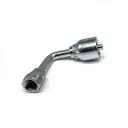 08 X 08, JIC FEM 90° LONG- 3/4-16 X 1/2" Hose