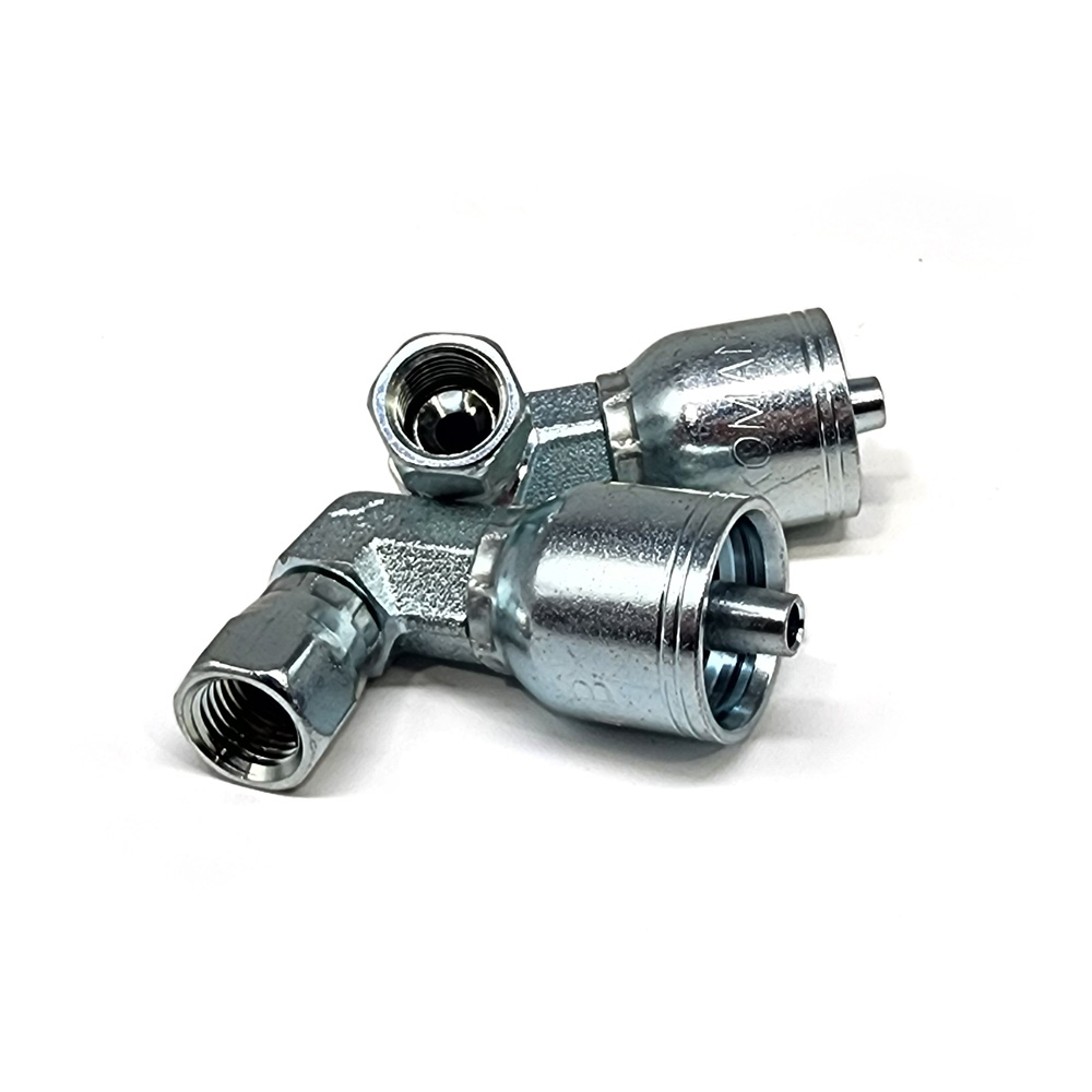 08 X 08, FEMALE JIC 90° Small, 7/8-14 X 1/2" Hose
