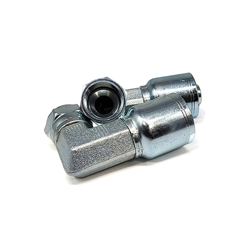 [K10-12FJ90S] 10 X 12, FEMALE JIC 90° Small, - 1-1/16 - 12 X 5/8" Hose