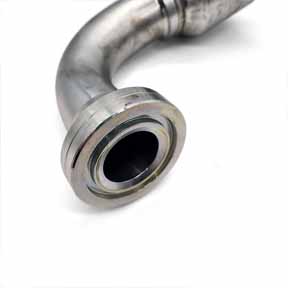 [CODE-62-FLANGE-67.5] CODE 62 FLANGE 67.5 Elbow Hose-End