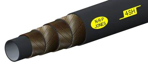 [4SH-10] 4 WIRE SPIRAL HOSE, 5/8",  WP=6090