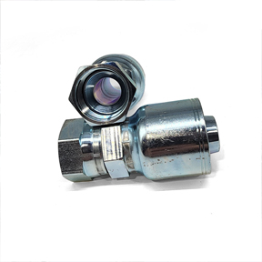 [K06-06FJ] Fitting, 06 Hose X 06 FEMALE JIC 37DEG- 9/16-18 X 3/8" Hose