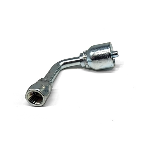 [K12-12FJ90L] 12 X 12, JIC FEM 90° Long- 1-1/16-12 X 3/4" Hose