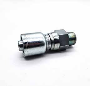 [K04-04MPX] Fitting, 04 Hose X 04 MALE NPT Tapered Pipe, Swivel- 1/4-18 X 1/4" Hose